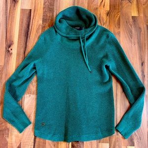 Ralph Lauren Gorgeous Green Cowl Neck Sweater